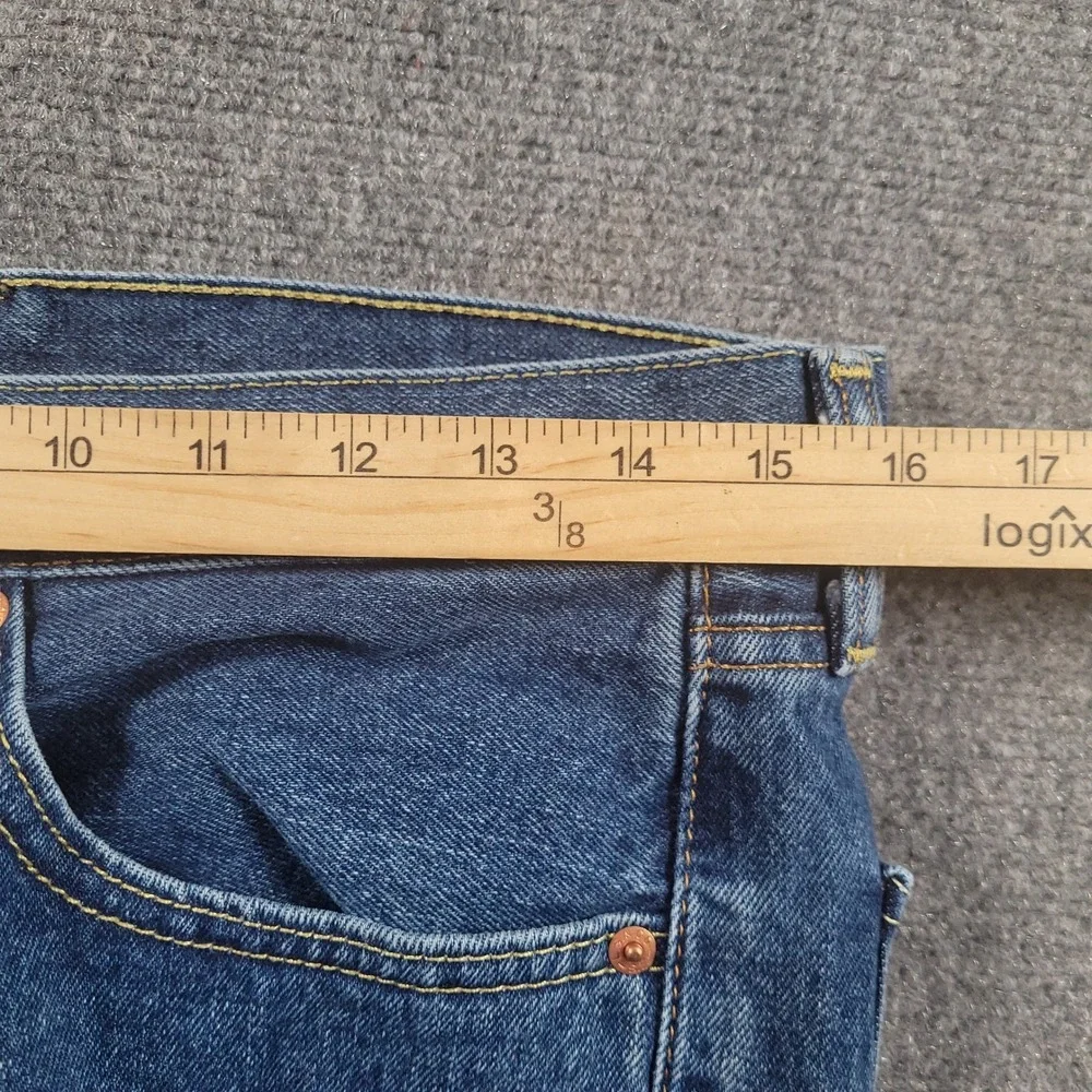 Levi's 505 Regular Fit Jeans Mens 31x30 Blue Straight Leg Denim 100% Cotton